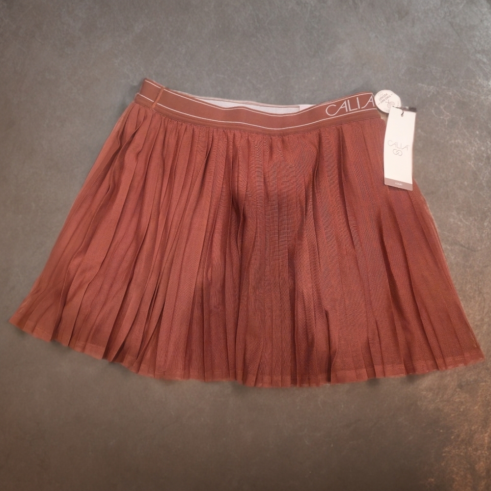 CALIA COURT COLLECTION SKORT SMALL RUST BROWN - Picture 9 of 9
